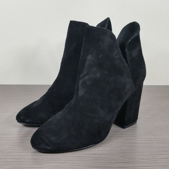 Steve Madden Rookie Ankle Cut Out Boot, Black Suede, Womens Size 7.5 M - Picture 3 of 10